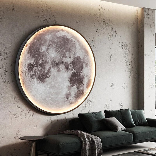 LunarGlow | Elegante LED maanlicht wandlamp