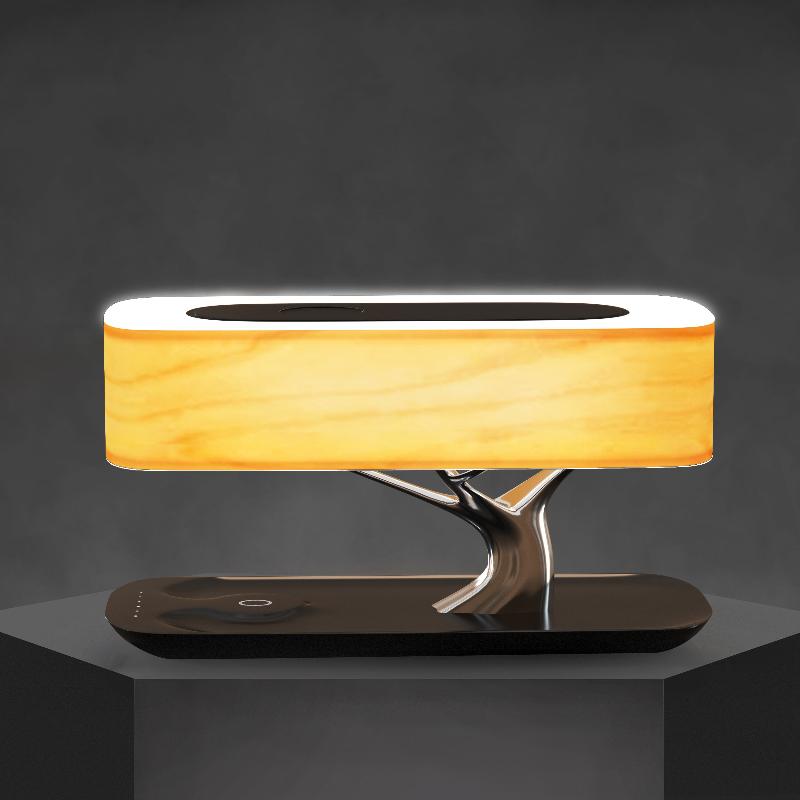 BaumLicht | Draadloze LED tafellamp met geïntegreerde Bluetooth luidspreker