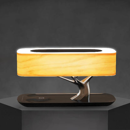 BaumLicht | Draadloze LED tafellamp met geïntegreerde Bluetooth luidspreker