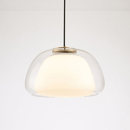 Moderne melkglas gelei hanglamp