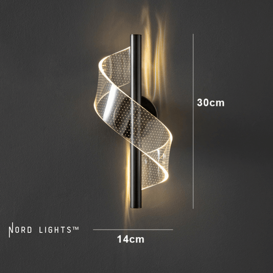 AURORA - Moderne muurlamp geïnspireerd door het noorderlicht