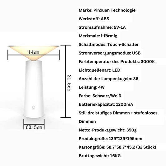 Remoteglo - Draadloze tafellamp