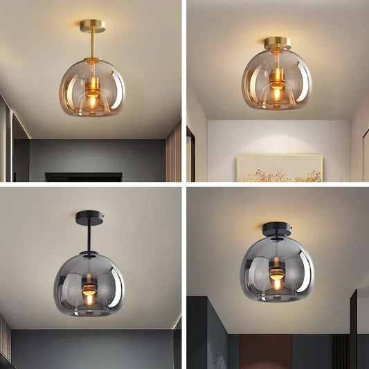 Transparence - Strakke Glazen Plafondlamp