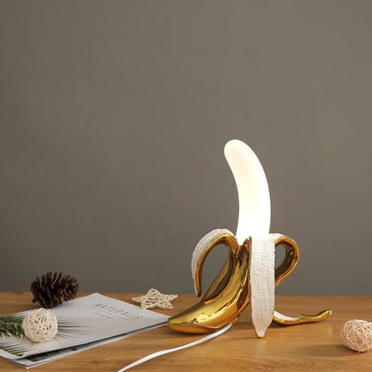 BananaGlow | Elegante tafellamp in bananendesign