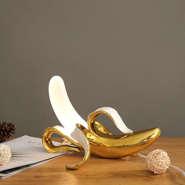 BananaGlow | Elegante tafellamp in bananendesign