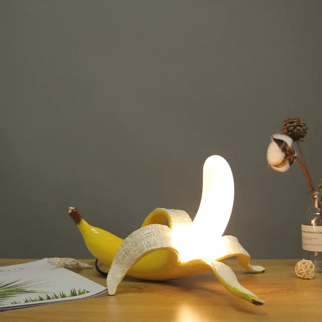 BananaGlow | Elegante tafellamp in bananendesign