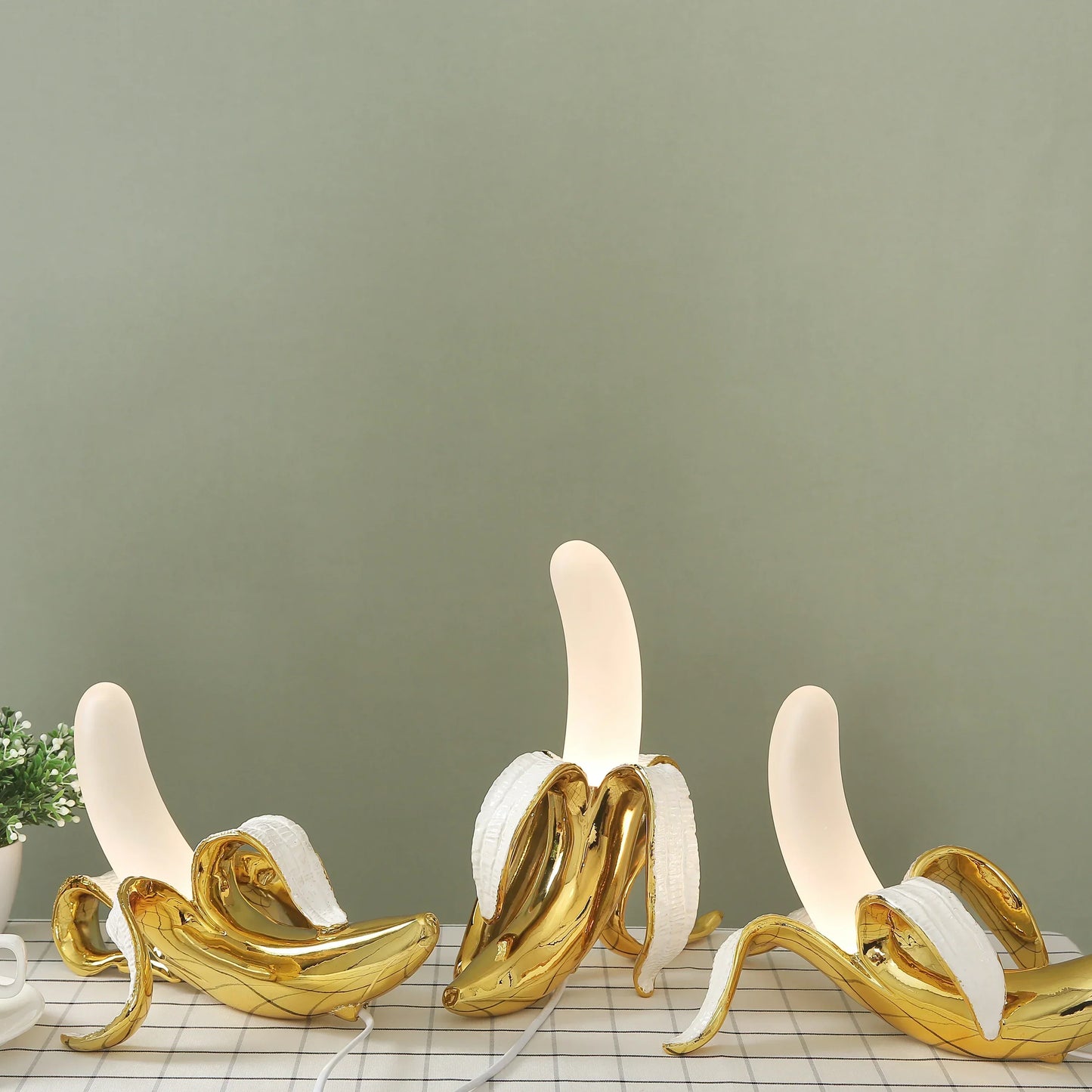 BananaGlow | Elegante tafellamp in bananendesign