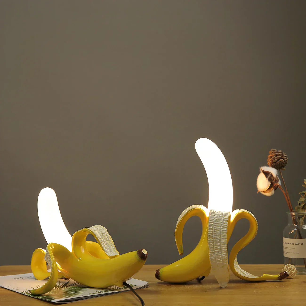 BananaGlow | Elegante tafellamp in bananendesign