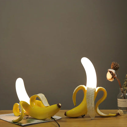BananaGlow | Elegante tafellamp in bananendesign