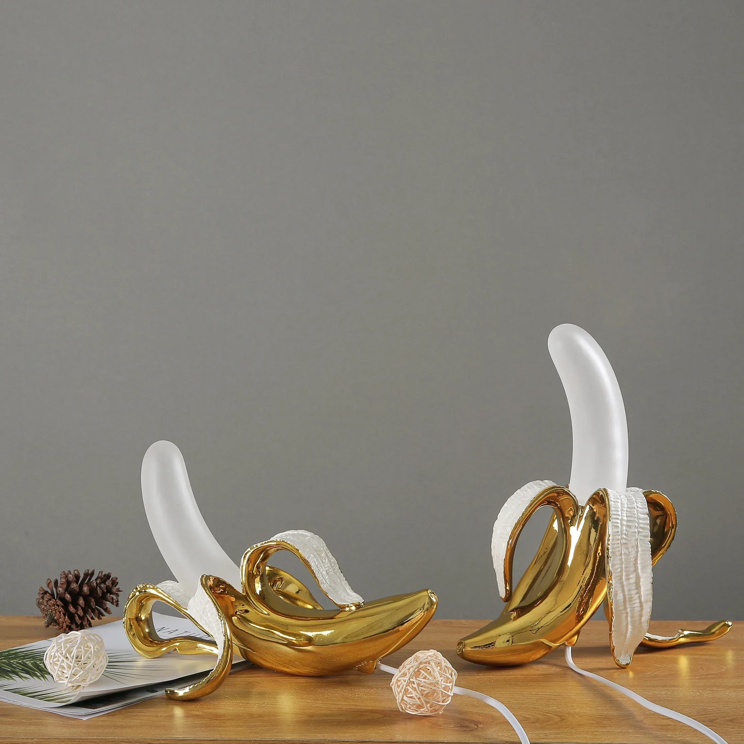 BananaGlow | Elegante tafellamp in bananendesign