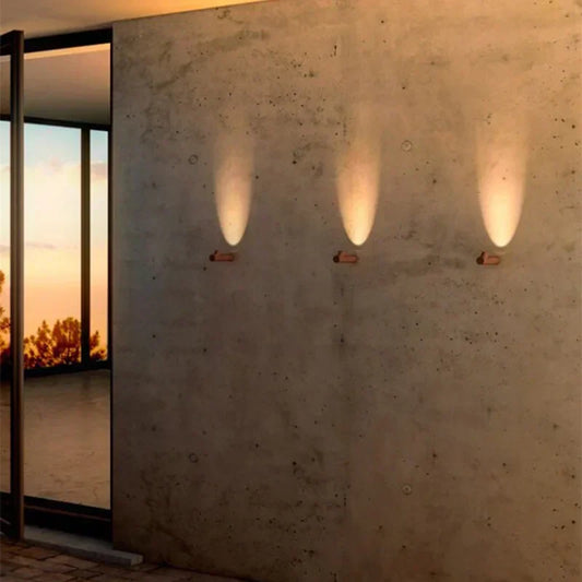 LumiAussicht LED Buitenwandlamp | Moderne Waterdichte Wandlamp met Uniek Licht voor Tuin, Terras & Entree