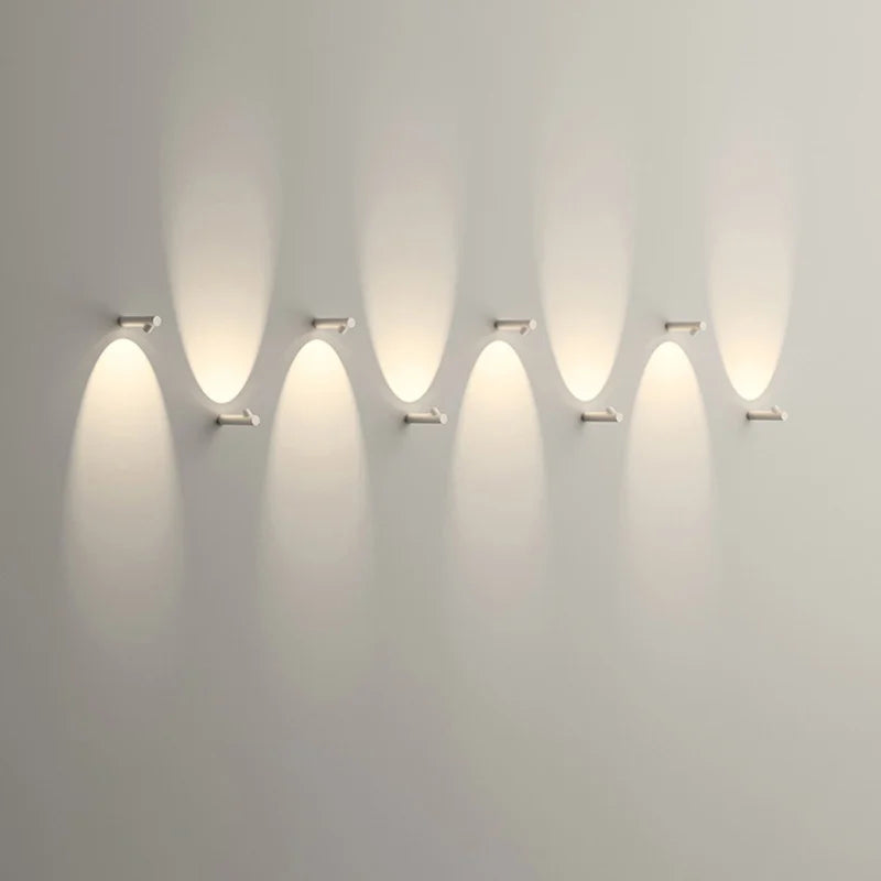 LumiAussicht LED Buitenwandlamp | Moderne Waterdichte Wandlamp met Uniek Licht voor Tuin, Terras & Entree
