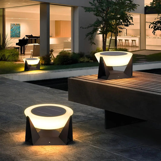SonnenEnergie | Elegante buitenlamp op zonne-energie met Japans ontwerp