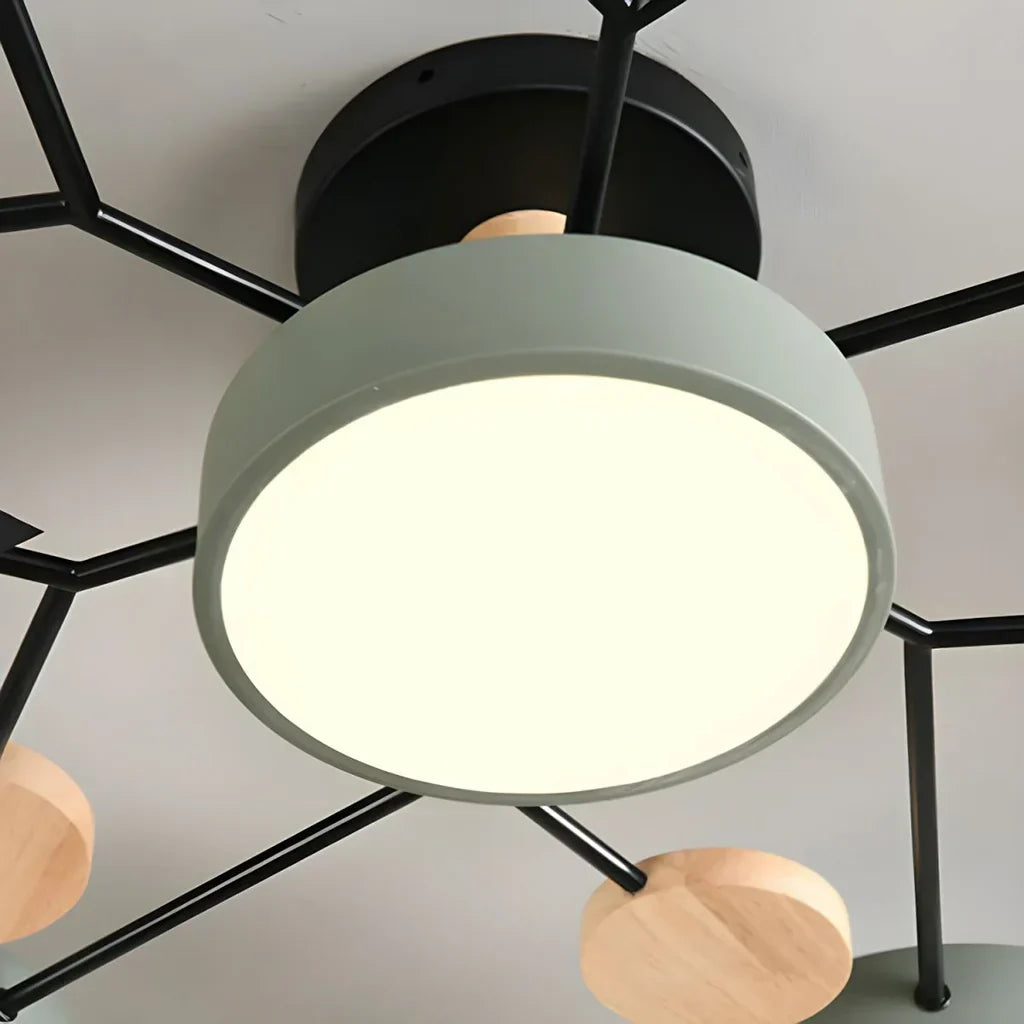 Murrayglo Moleculaire LED Plafondlamp