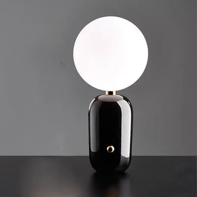 NordKugel Scandinavische Tafellamp | Elegante LED Lamp met Instelbare Helderheid voor Woonkamer & Slaapkamer