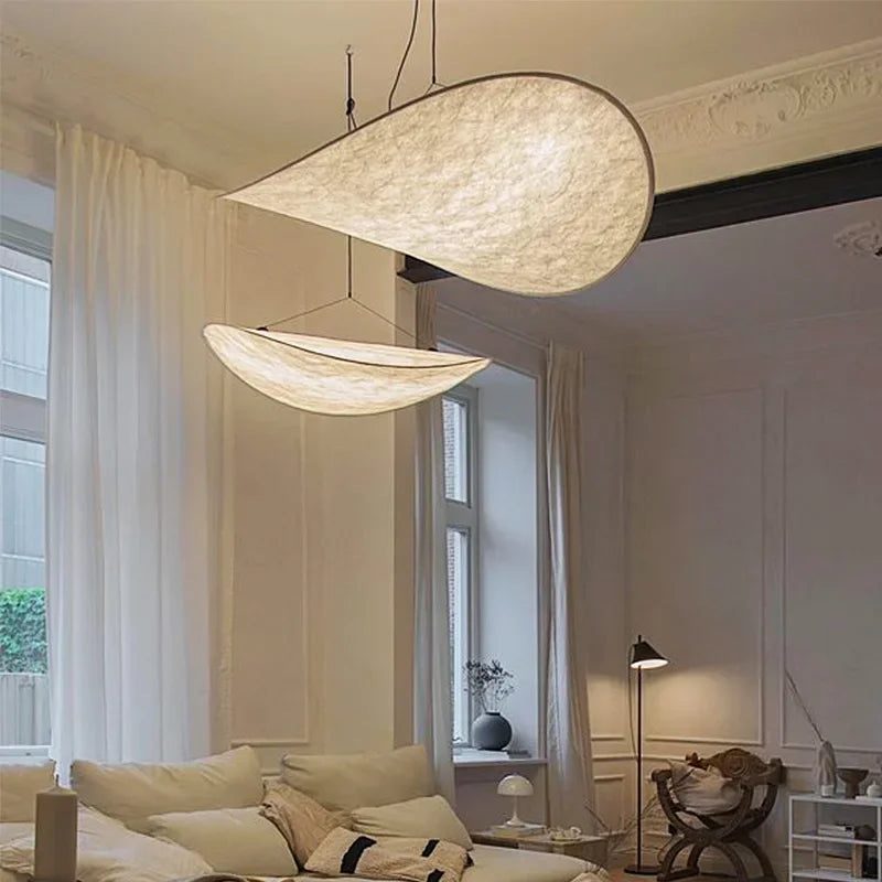 SILKWAVE Hanglamp – Handgemaakt Organisch Design met Warme Gloed