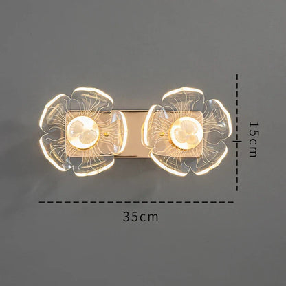 NovaBloom – Bloemvormige LED Wandlamp voor Slaapkamer & Woonkamer