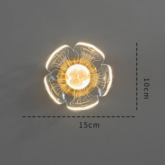 NovaBloom – Bloemvormige LED Wandlamp voor Slaapkamer & Woonkamer