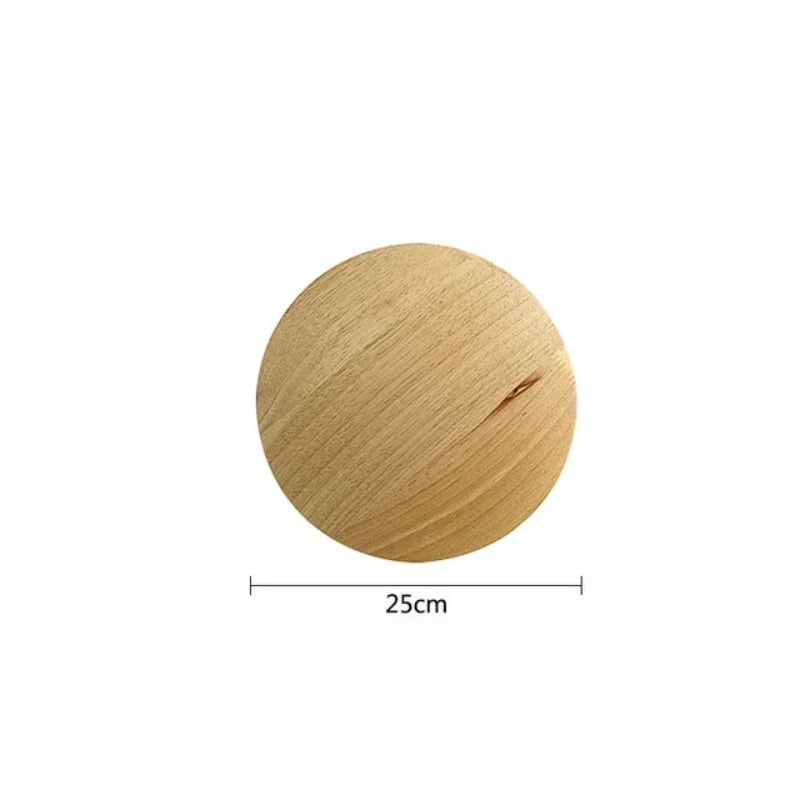 LuxeRadiant - Scandinavische Houten Wandlamp