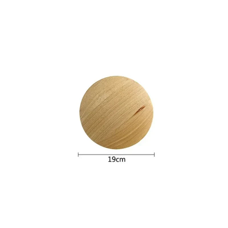 LuxeRadiant - Scandinavische Houten Wandlamp