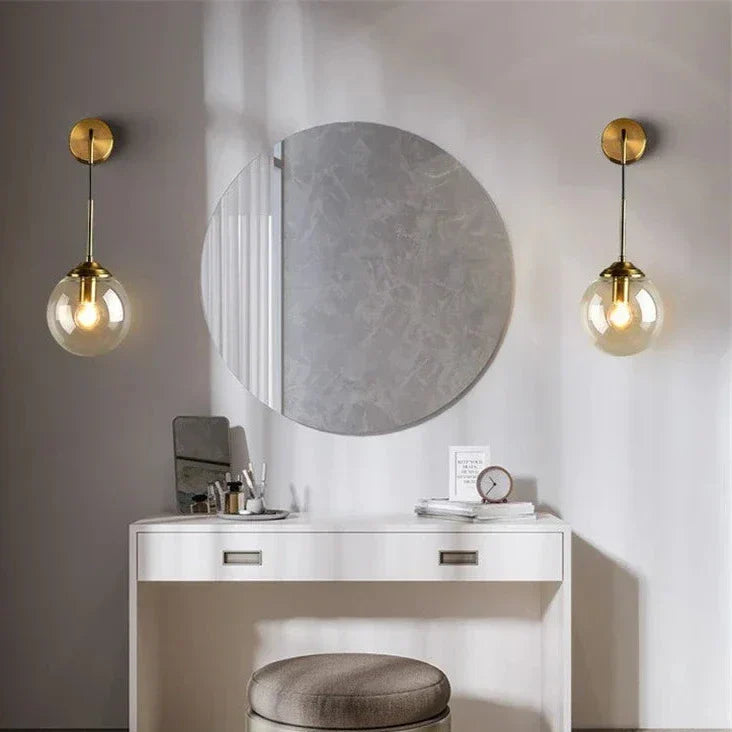 CrystalGlow | Moderne Scandinavische wandlamp
