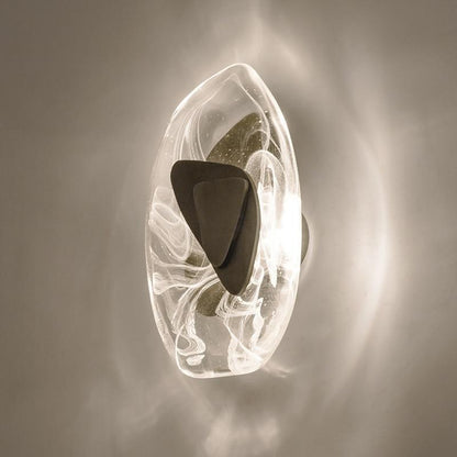 AuraGlass | Moderne kunst glazen wandlamp