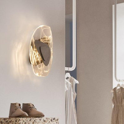 AuraGlass | Moderne kunst glazen wandlamp