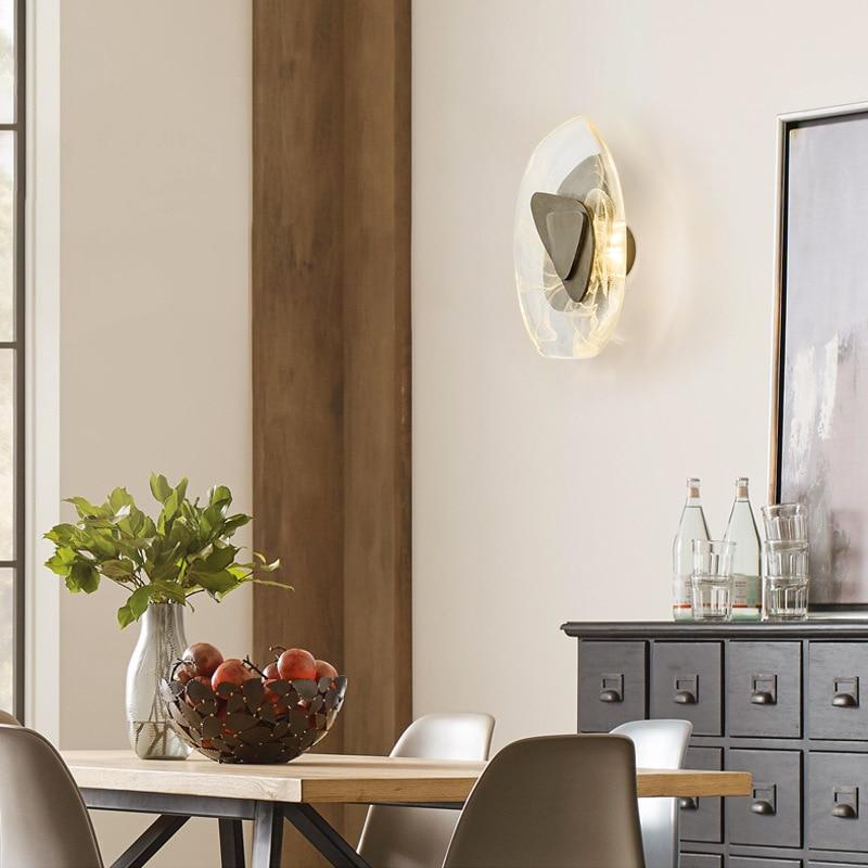 AuraGlass | Moderne kunst glazen wandlamp