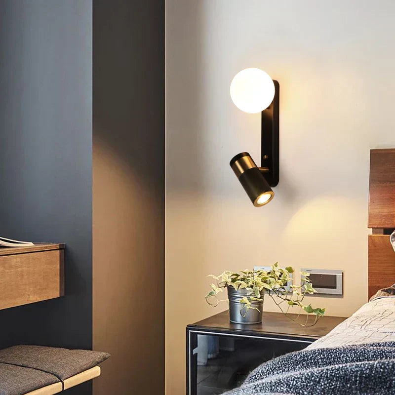 FlareLine – Minimalistische Nordic LED Wandlamp voor Slaapkamer & Woonkamer