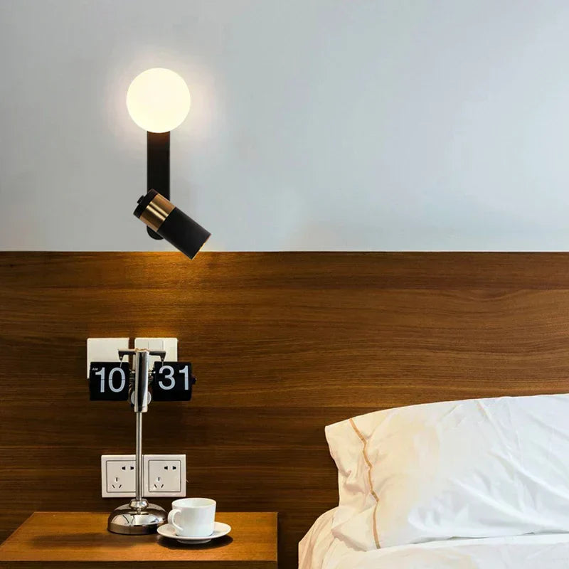 FlareLine – Minimalistische Nordic LED Wandlamp voor Slaapkamer & Woonkamer