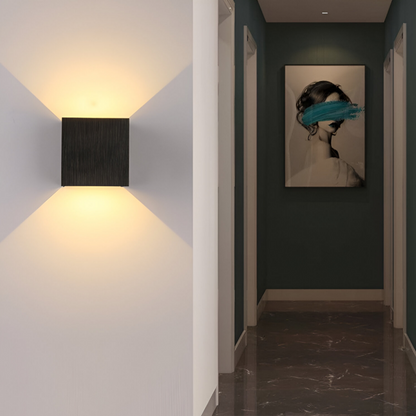 SquareGlow | Scandinavische wandlamp van hoge kwaliteit en duurzaam