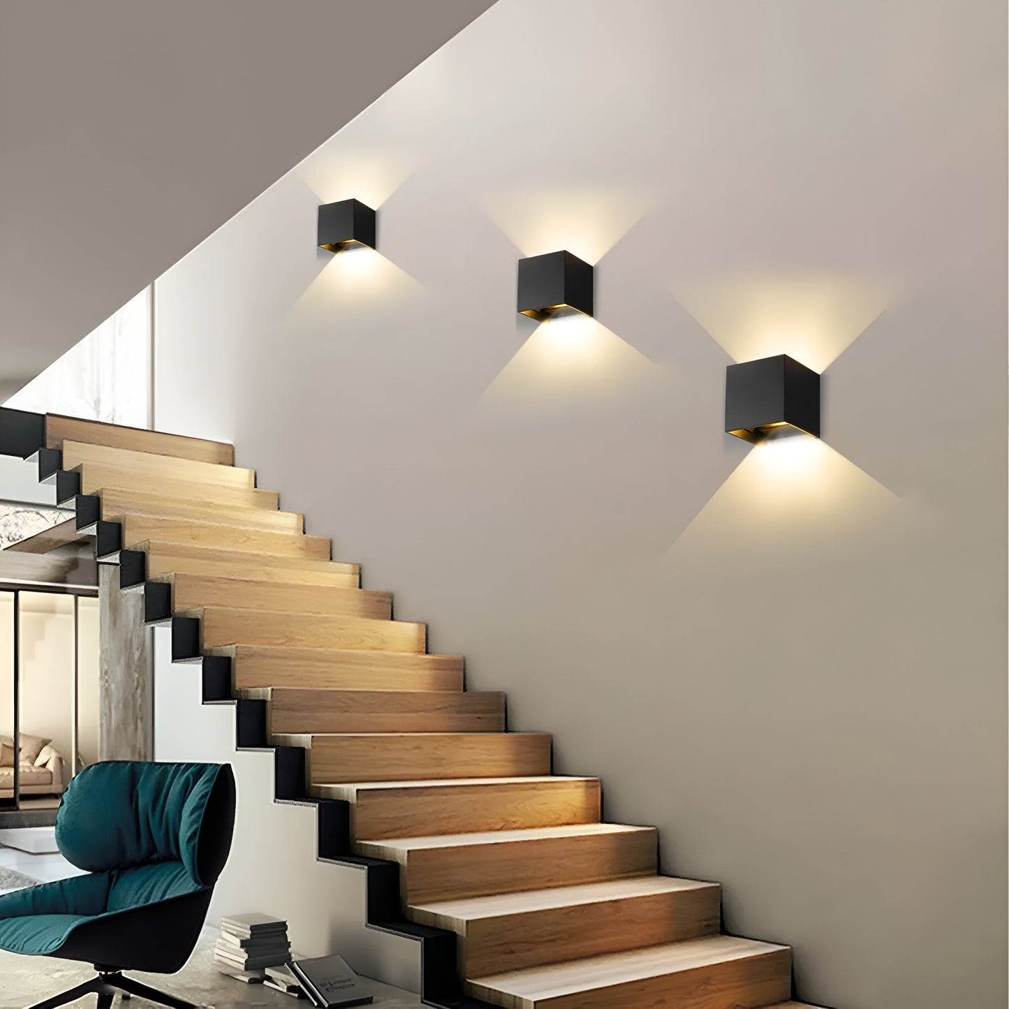 Cubix Moderne Scandinavische LED wandlamp - Stijlvolle verlichting voor interieurs