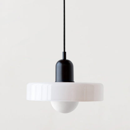 ColorLume | Geometrische Bauhaus Plafondlamp – Glazen Designlamp met Kleurrijke Accenten