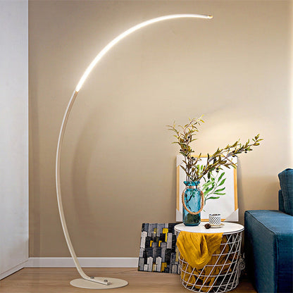 Ardorus grote gebogen vloerlamp