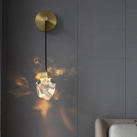 DiamondGleam | Prachtige kristallen LED wandlamp