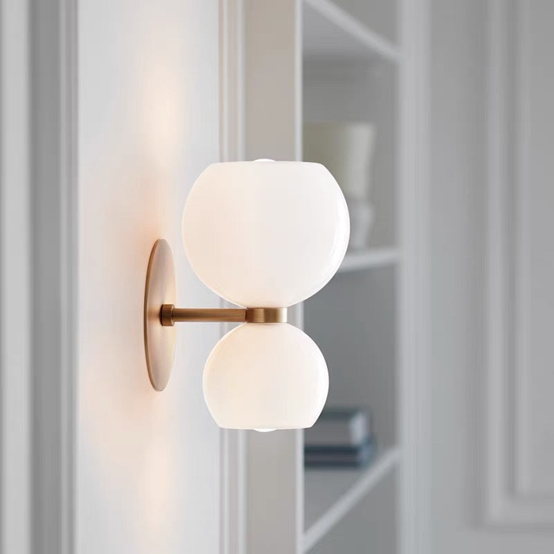 TwinLume Minimalistische dubbele LED wandlamp