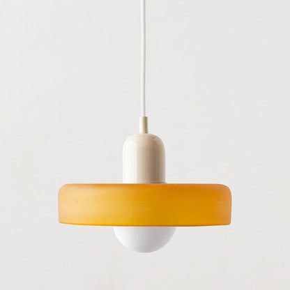 StiloGlas | Kleurrijke Hanglamp in Bauhaus-stijl – Glas-in-lood Design & Modern Vakmanschap