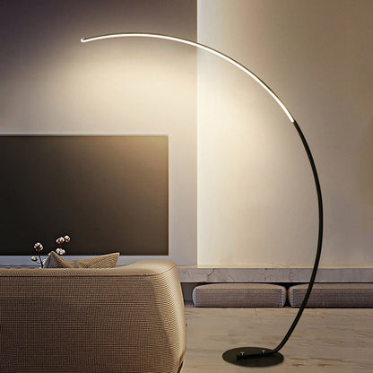 Ardorus grote gebogen vloerlamp