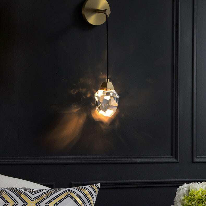 DiamondGleam | Prachtige kristallen LED wandlamp
