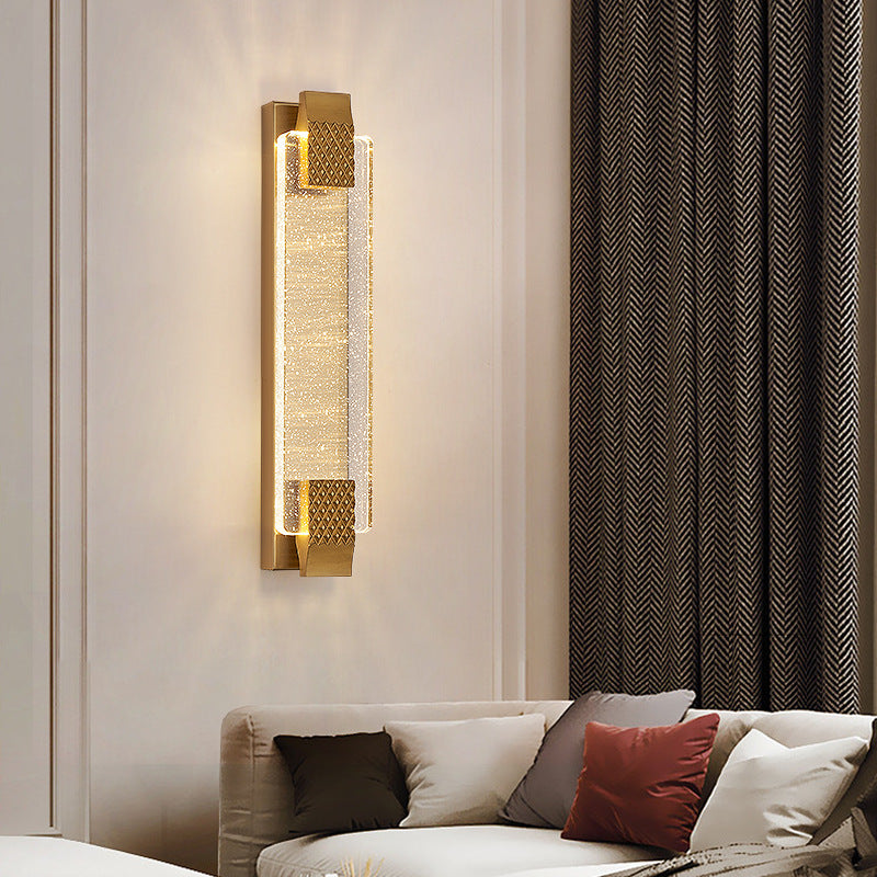 LuxeLine | Dimbare kristallen wandlamp