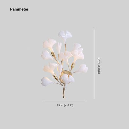FloralGlow | Elegante gebloemde wandlamp