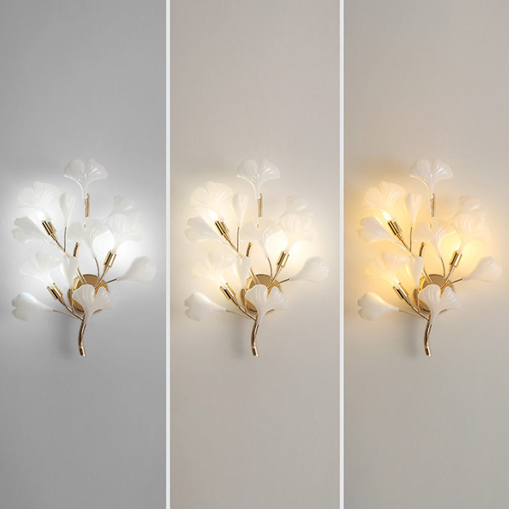 FloralGlow | Elegante gebloemde wandlamp