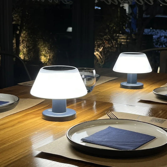 Solar tafellamp | Oplaadbare LED-verlichting voor binnen en buiten