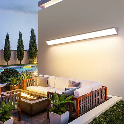 RecLight LED Buitenwandlamp | Waterdichte IP65 Wandlamp van Aluminium & Glas, Energiezuinig voor Tuin, Balkon & Patio