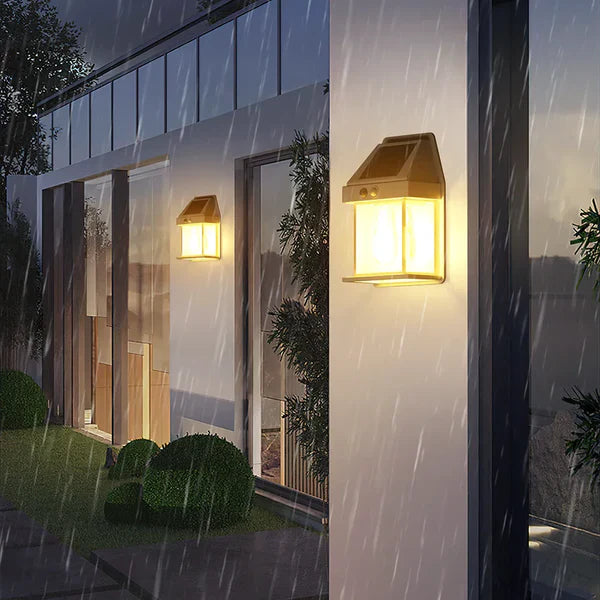 SunLume| Moderne & luxe wandlamp op zonne-energie