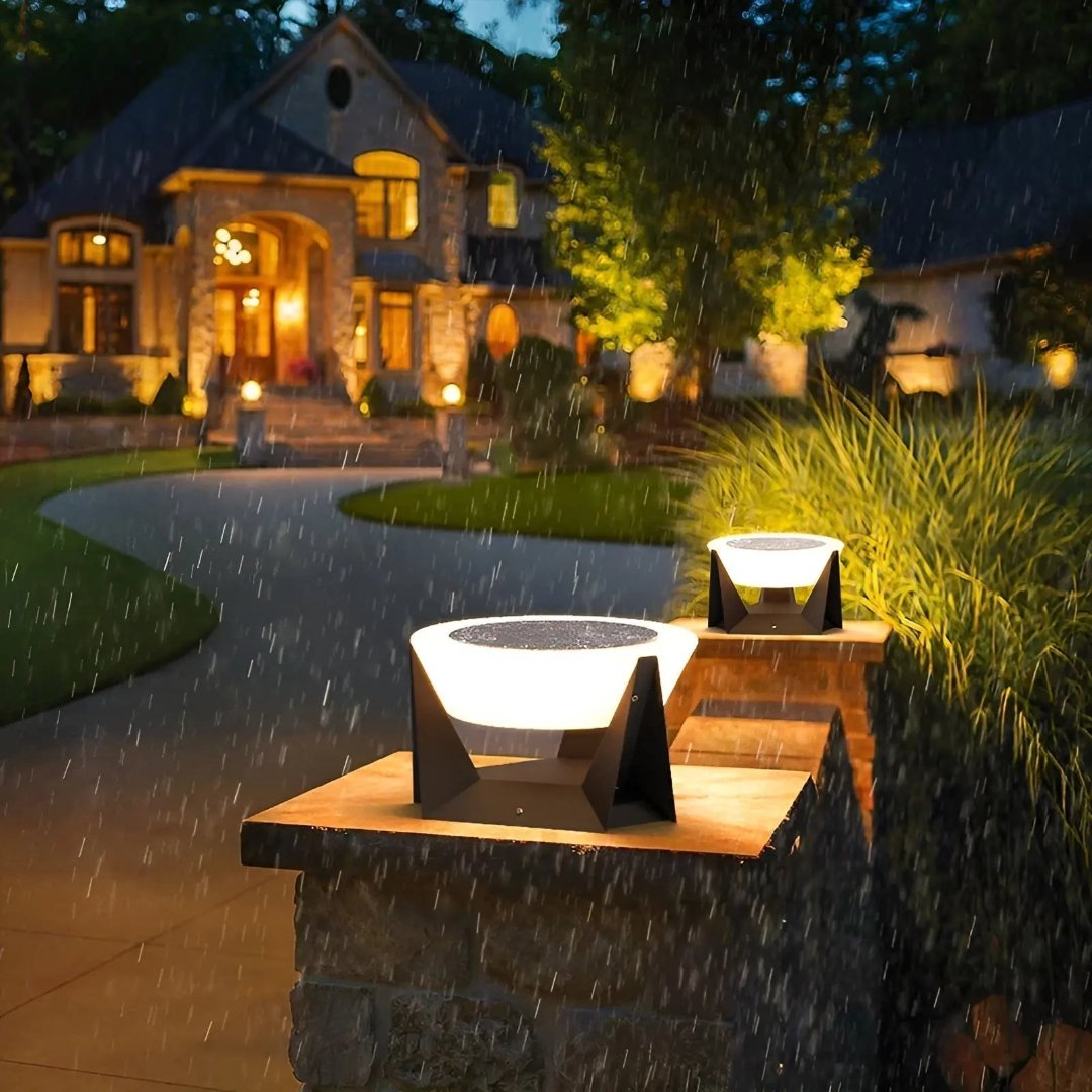 SonnenEnergie | Elegante buitenlamp op zonne-energie met Japans ontwerp
