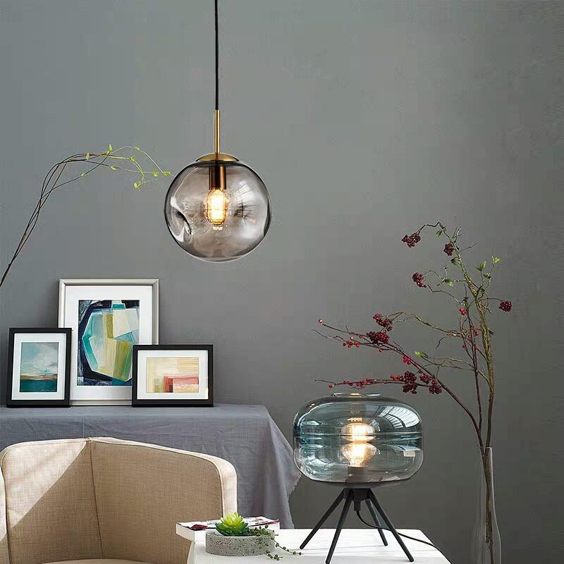 BolSphere - Elegante  glazen bol hanglamp