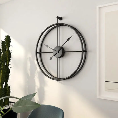Vermilion | Stille Muurklok voor Moderne Interieurs