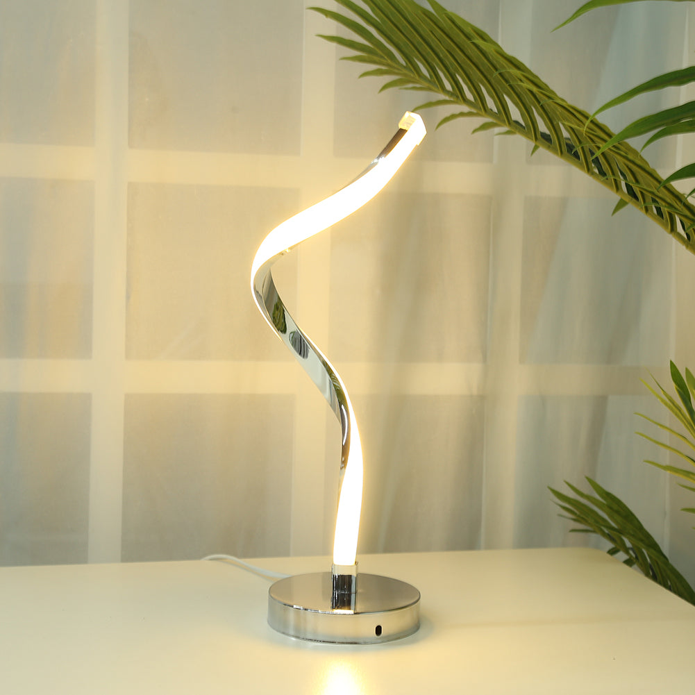 Zyphos | LED verlichting tafellamp spiraalvorm