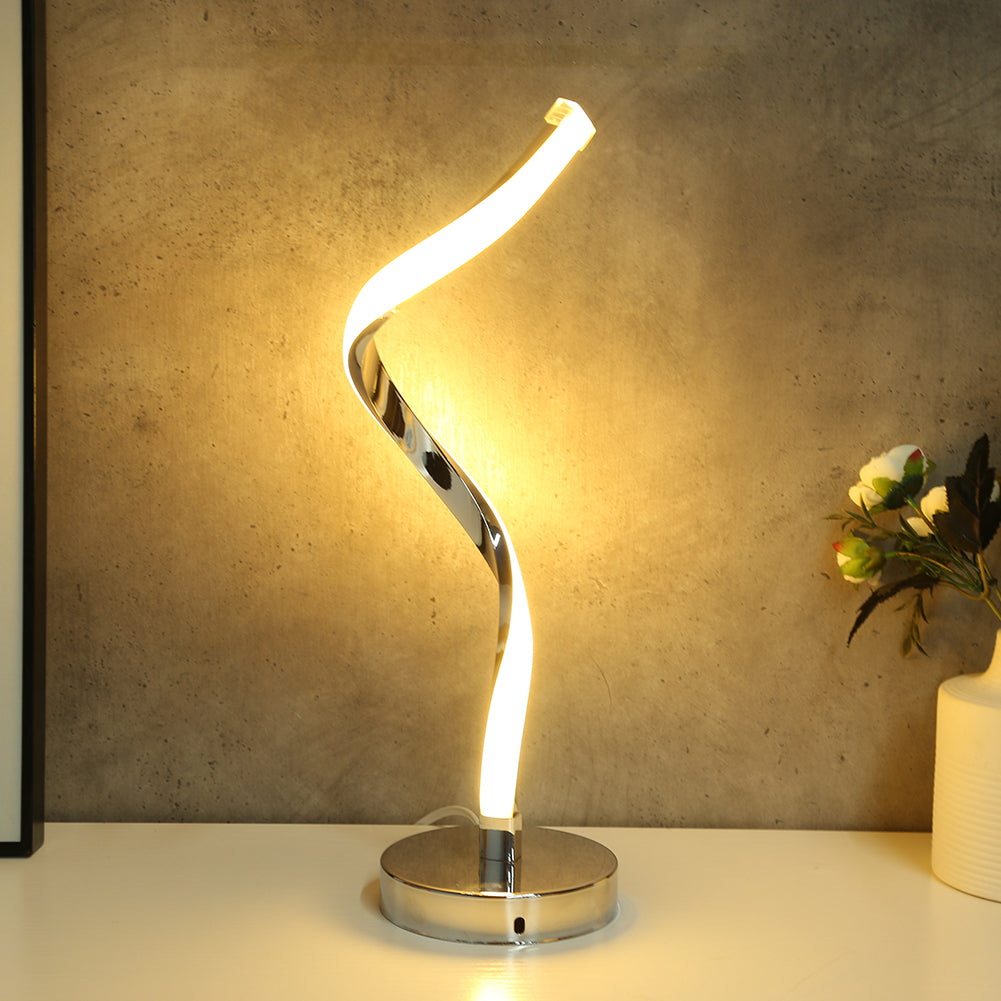 Zyphos | LED verlichting tafellamp spiraalvorm